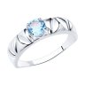 Кольцо из серебра с топазом (Арт.94-310-00793-1)