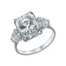 Кольцо из серебра с фианитами (Арт.94012035)