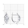 Серьги из серебра с фианитами (Арт.94022357)