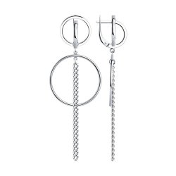 Серьги из серебра (Арт.94024126)