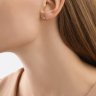 Серьги из золота с фианитами (Арт.029476)