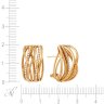 Серьги из золота с бриллиантом (Арт.e13540_yg)