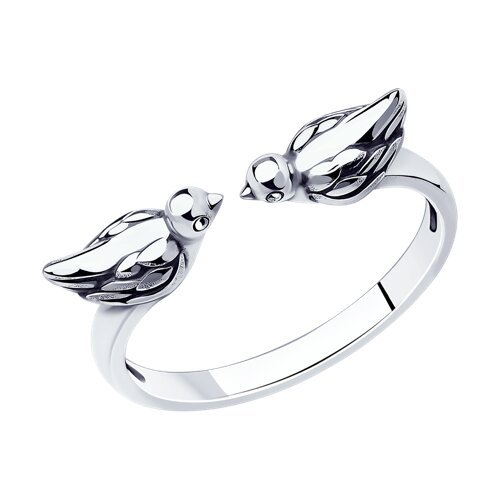 Серебряное кольцо с птицами от Sokolov (арт. 95-110-01319-1)