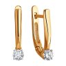 Серьги из золота с бриллиантами (Арт.1022088)