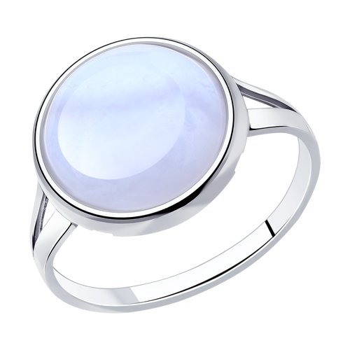 Кольцо из серебра с агатом (Арт.83010105)