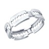 Кольцо серебряное без вставок «Razor Style» Соколов (арт.94014289)