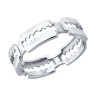 Кольцо серебряное без вставок «Razor Style» Соколов (арт.94014289)