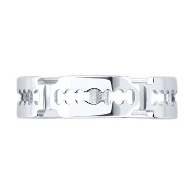 Кольцо серебряное без вставок «Razor Style» Соколов (арт.94014289)