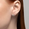 Серьги из серебра с топазами (Арт.92022931)