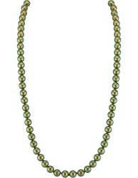 Ожерелье из ювелирного сплава с жемчугом и кристаллом swarovski (Арт.22l-ms-26)