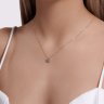 Колье из комбинированного золота с бриллиантами (Арт.51-270-02059-1)