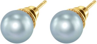 Серьги серебряные с жемчугом «Beautiful 27G» Rivoli (арт.AAS-13-10-27-G)