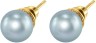 Серьги серебряные с жемчугом «Beautiful 27G» Rivoli (арт.AAS-13-10-27-G)