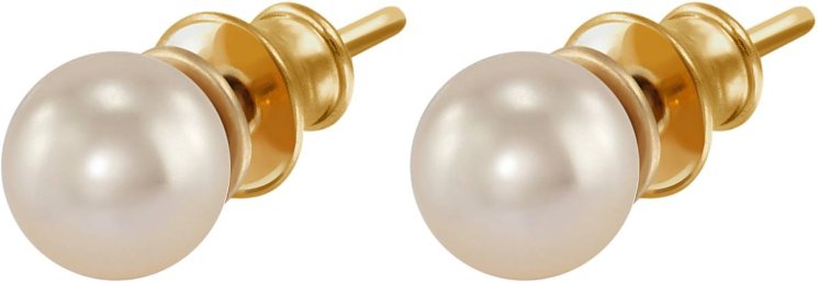 Серьги из серебра с жемчугом (Арт.aas-15-6-4-g)