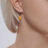 Серьги из серебра с эмалью (Арт.94026064)