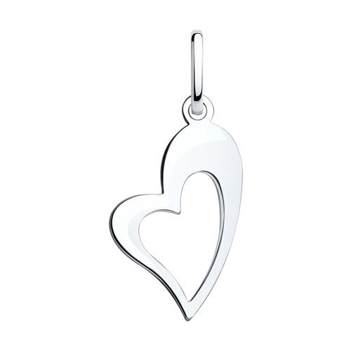 Серебряный кулон «Открытое сердце» SOKOLOV (арт. 94030691)