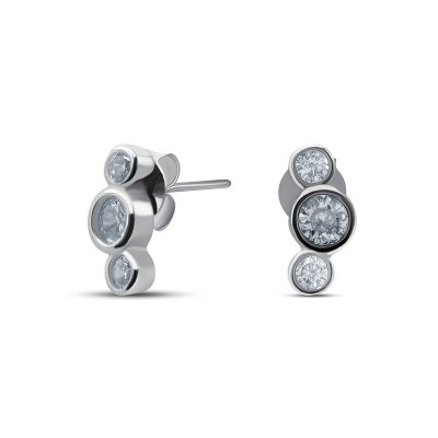 Серьги Серебряные крылья (Арт.022028466a_kubcirkonii)