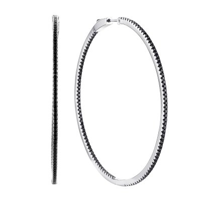 Серьги из серебра с шпинелью (Арт.cz-e03044-x-wb-x-x-b)