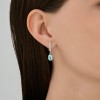 Серьги из серебра с топазом «Небесная капля» SOKOLOV (арт.92023161)