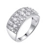 Кольцо серебряное с фианитами «Spark Line» Fresh Jewelry (арт.PD-R00597-X-W-X-X-W)