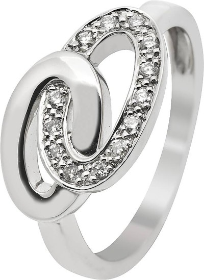 Кольцо с бриллиантами из белого золота «Вечные связи» Joelli (арт.7VC012GB3)