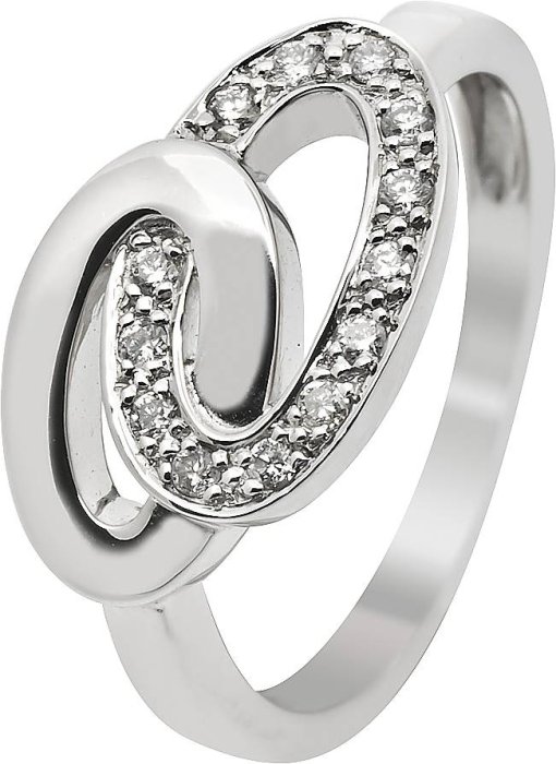 Кольцо из белого золота с бриллиантом (Арт.7vc012gb3)