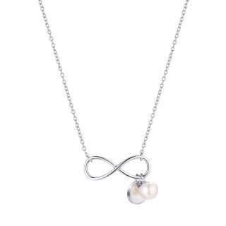 Ожерелье серебро с жемчугом «Nautilus Infinity» Fresh Jewelry (арт.PI-N2611)
