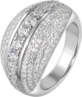Кольцо серебряное с кубическим цирконием «Elegance Shine» Rivoli (арт.FCR-4-S)