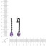 Серьги из золота с аметистом и бриллиантом (Арт.e600499ame009_sr_db_am_blk)