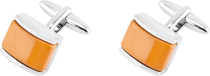 Запонки из ювелирного сплава с смолой (Арт.10-c-1049-20-e)