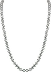 Ожерелье из ювелирного сплава с жемчугом и кристаллом swarovski (Арт.22l-ms-28)