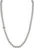 Ожерелье из ювелирного сплава с жемчугом и кристаллом swarovski (Арт.22l-ms-28)