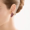 Серьги золотые с бриллиантами, рубинами и розовым сапфиром «Pink Avantgarde» MY JEWELS (арт.SB00041E-R-RPS)