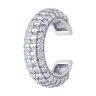 Серьга из серебра с фианитами «Сияние линий» SOKOLOV (арт.94170385)