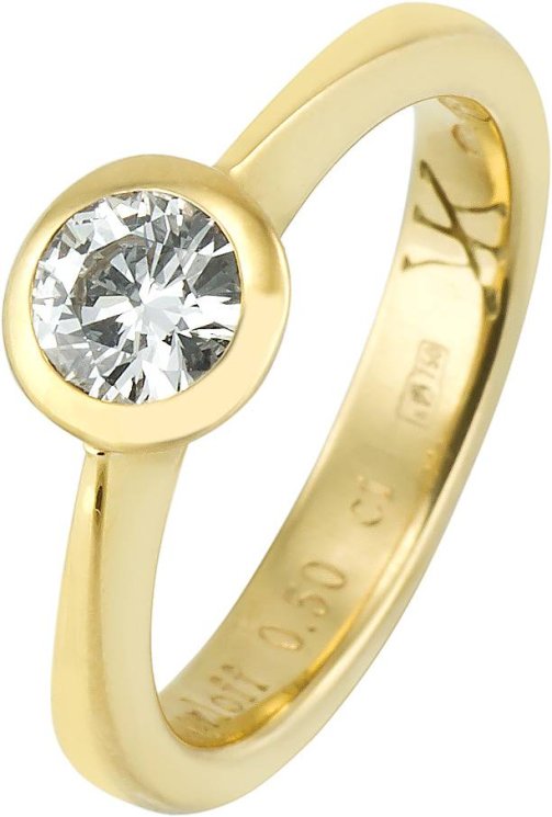 Кольцо из золота с бриллиантом (Арт.1979doj_1957o)