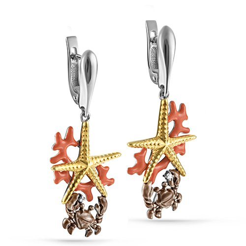 Серьги Кабаровский (Арт.12-218-7901)