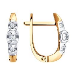 Серьги из золота с бриллиантами (Арт.51-220-01739-1)