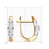 Серьги из золота с бриллиантами (Арт.51-220-01739-1)