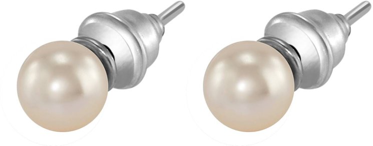 Серьги из серебра с жемчугом (Арт.aas-15-6-4-s)