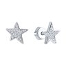Серьги из белого золота с бриллиантами (Арт.1022249-3)