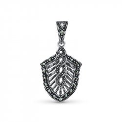 Подвеска Серебряные крылья (Арт.230020-300-39_markazit)