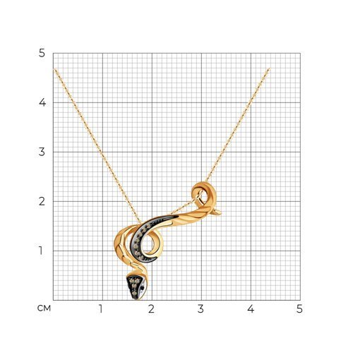 Колье из золота с бриллиантами (Арт.7070002)