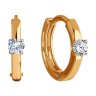 Серьги из золота с фианитами (Арт.029985)
