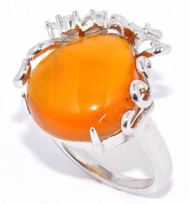 Кольцо Серебряные крылья (Арт.21sr001091c-2-96_yantarpr_kubcirkonii)