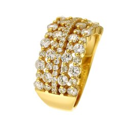 Кольцо из серебра с куб. цирконием (Арт.cz-r00640-x-l-x-x-w)
