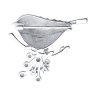 Брошь из серебра с фианитами и эмалью (Арт.94040278)