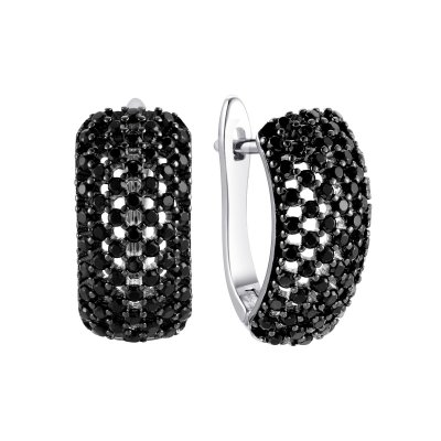 Серьги из серебра с шпинелью (Арт.mp-e00598-x-wb-x-x-b)