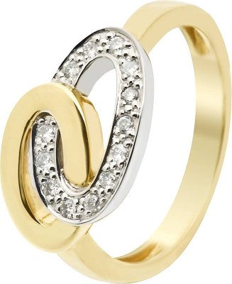 Кольцо из золота с бриллиантом (Арт.7vc012xb3)