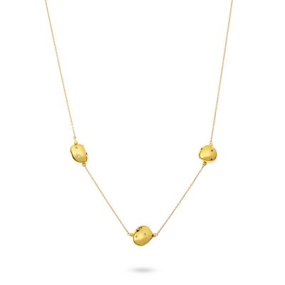 Ожерелье из серебра с куб. цирконием (Арт.rb-n329-2-x-l-x-x-w)