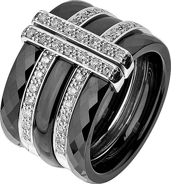 Кольцо из белого золота с бриллиантом (Арт.th024gcnb)